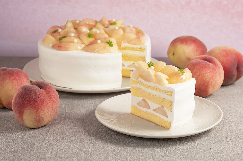 「桃のショートケーキ」イメージ