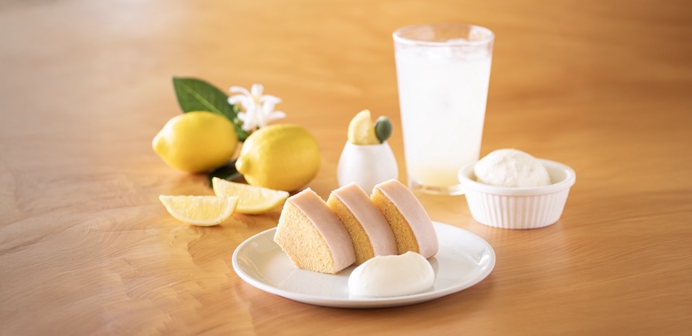「冷やし檸檬ばあむプレート」3階「京ばうむcafe」880円