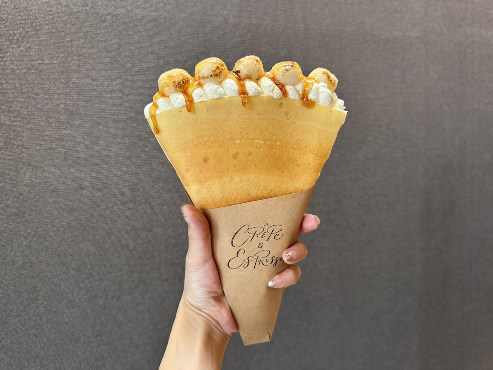 「クレープとエスプレッソと九丁目」限定「大阪みたらしクリーム団子」1,200円