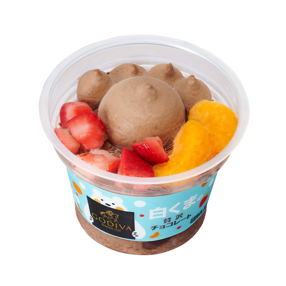 ゴディバの白くまアイス「白くまの贅沢チョコレート」イメージ
