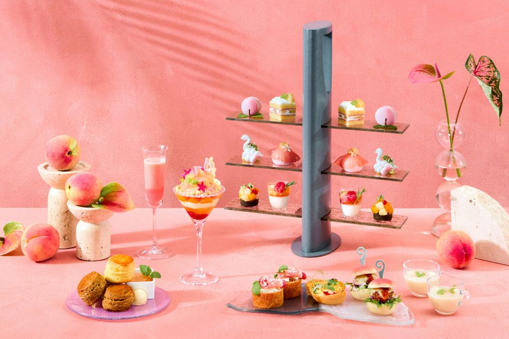 「ピーチ・パルフェ・アフタヌーンティー」イメージ