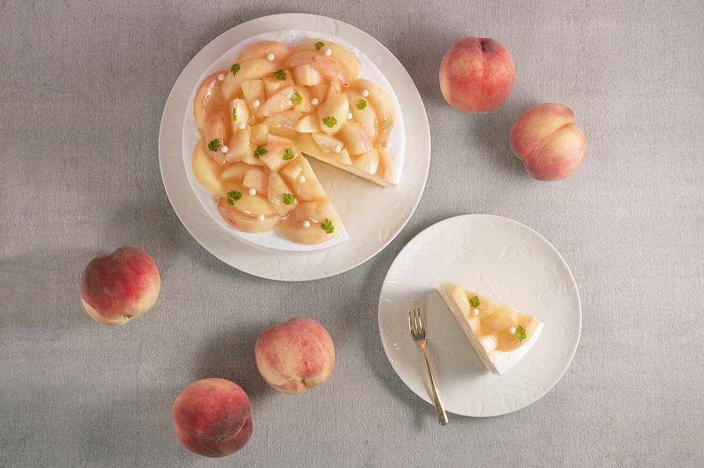 「桃のショートケーキ」イメージ