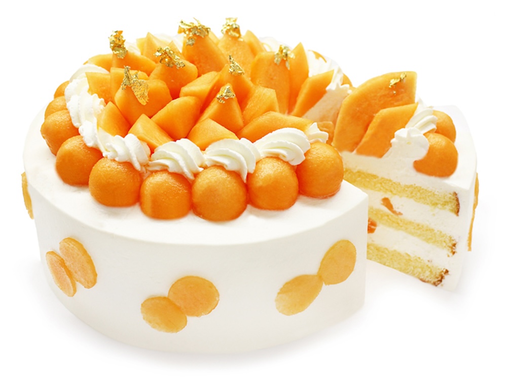 「茨城県水戸市産『レノンメロン』のショートケーキ」イメージ