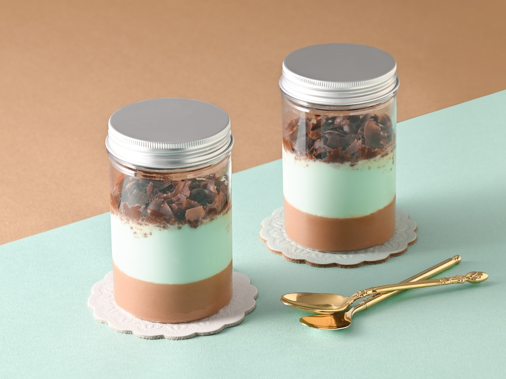 「RANMEISYA SWEETS FACTORY」の「ブラマンジェ-チョコミント-」1個・税込み550円