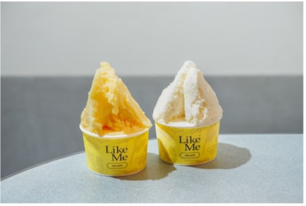 「ミモザ ナチュラルワインスタンド」にて販売する「季節のジェラート」各種税込み680円