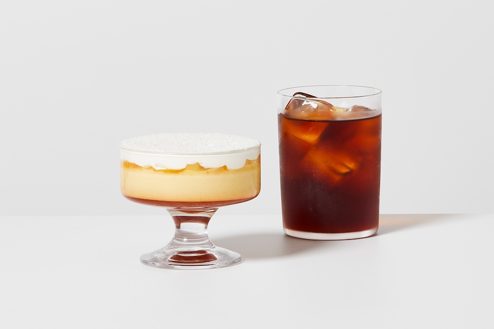 名古屋栄カフェ限定「プリン・ア・ラ・モード シーズナル レモン」税込み990円