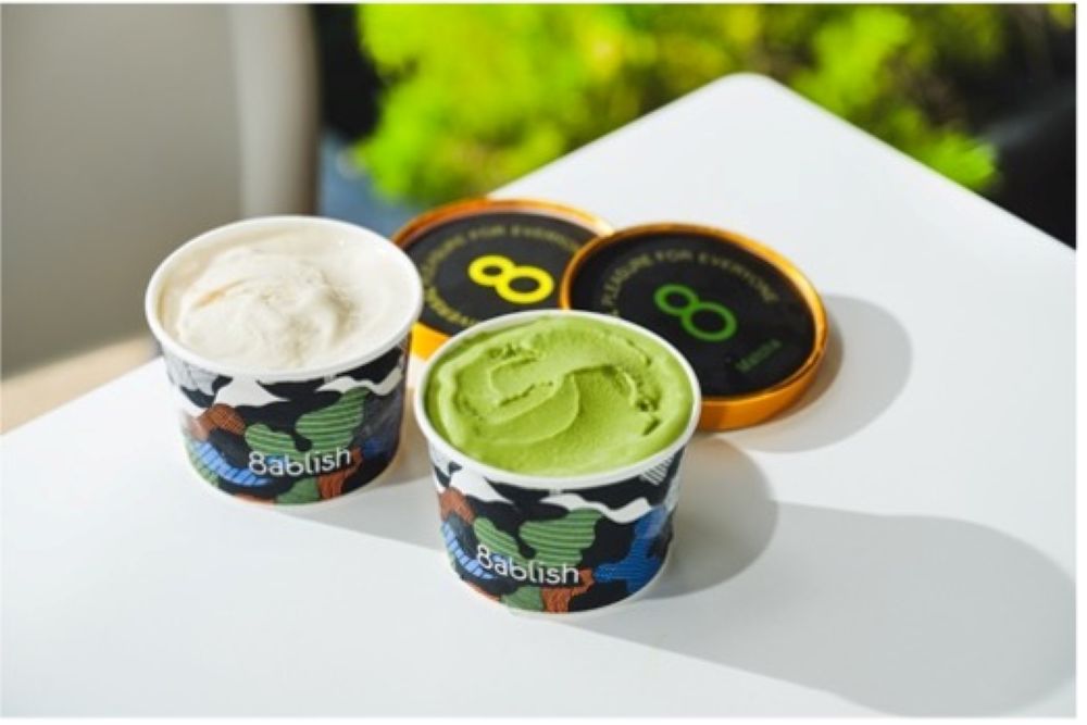 「エイタブリッシュ」にて販売する「The Vegan Ice Cream」各種税込み756円