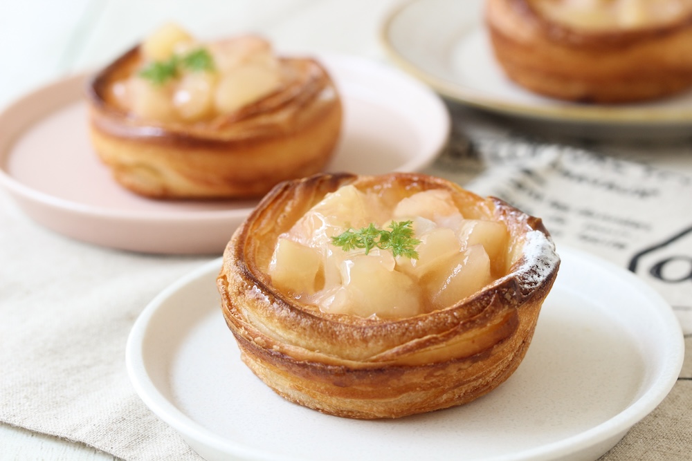 「サントノーレ」の「白桃チーズタルト」389円