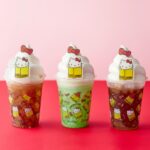 「ハローキティ リボンフロート(コーラ/メロン/コーヒー)扇子1本付き」1,500円。(C)2025 SANRIO CO., LTD. APPROVAL NO. L660648