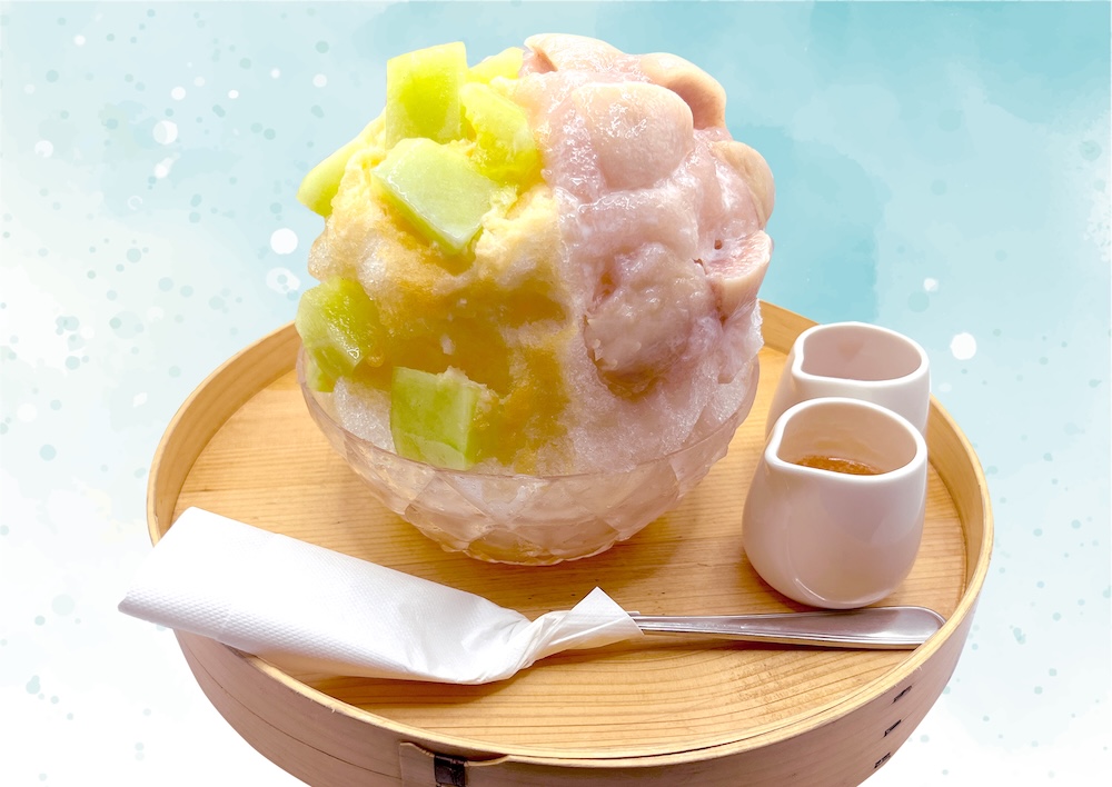 「生メロンと生もものゴールデンミルク」2,800円