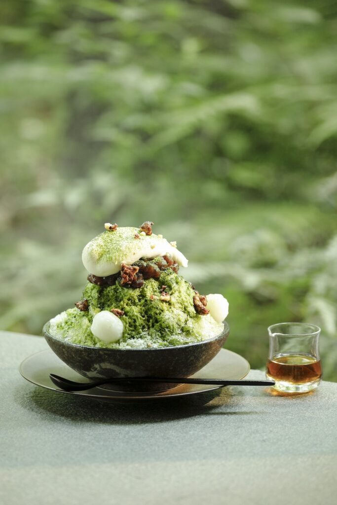 「森のかき氷」税込み3,415円(サービス料含む)