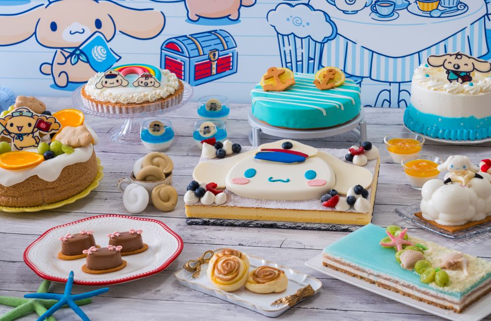 スイーツビュッフェ「シナモロールのマリンスイーツクルーズ」イメージ