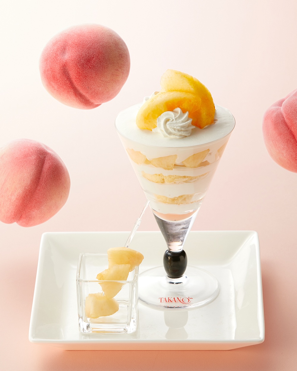 「桃のショートケーキ」イメージ