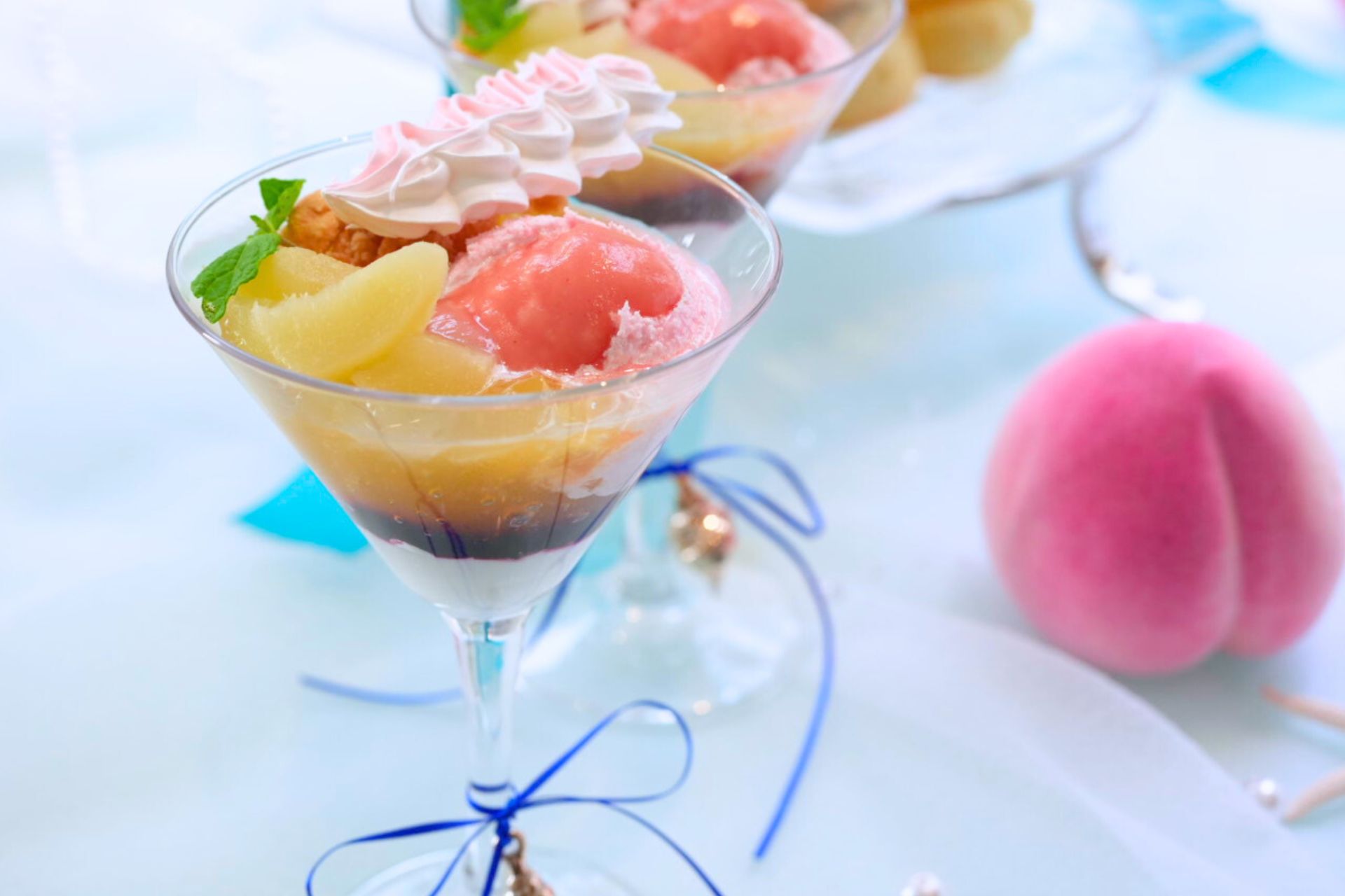 「ピーチマリンアフタヌーンティーセット」イメージ