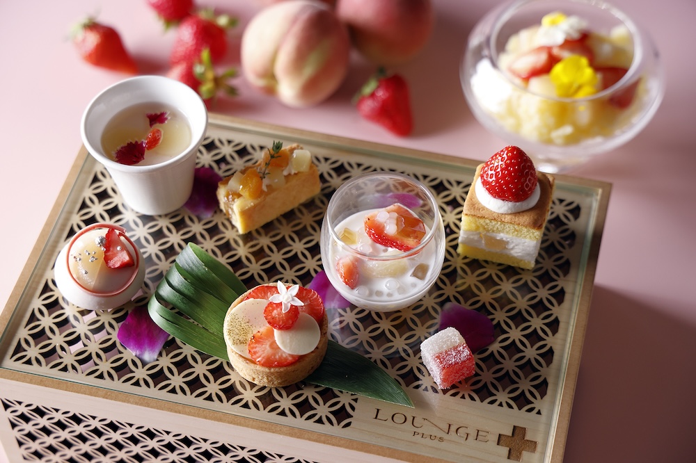 「夏いちごとピーチアフタヌーンティー」イメージ