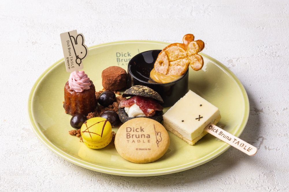 「”ミッフィーのKOBEさんぽ” アフタヌーンティーセット」税込み5,000円(サービス料含む)