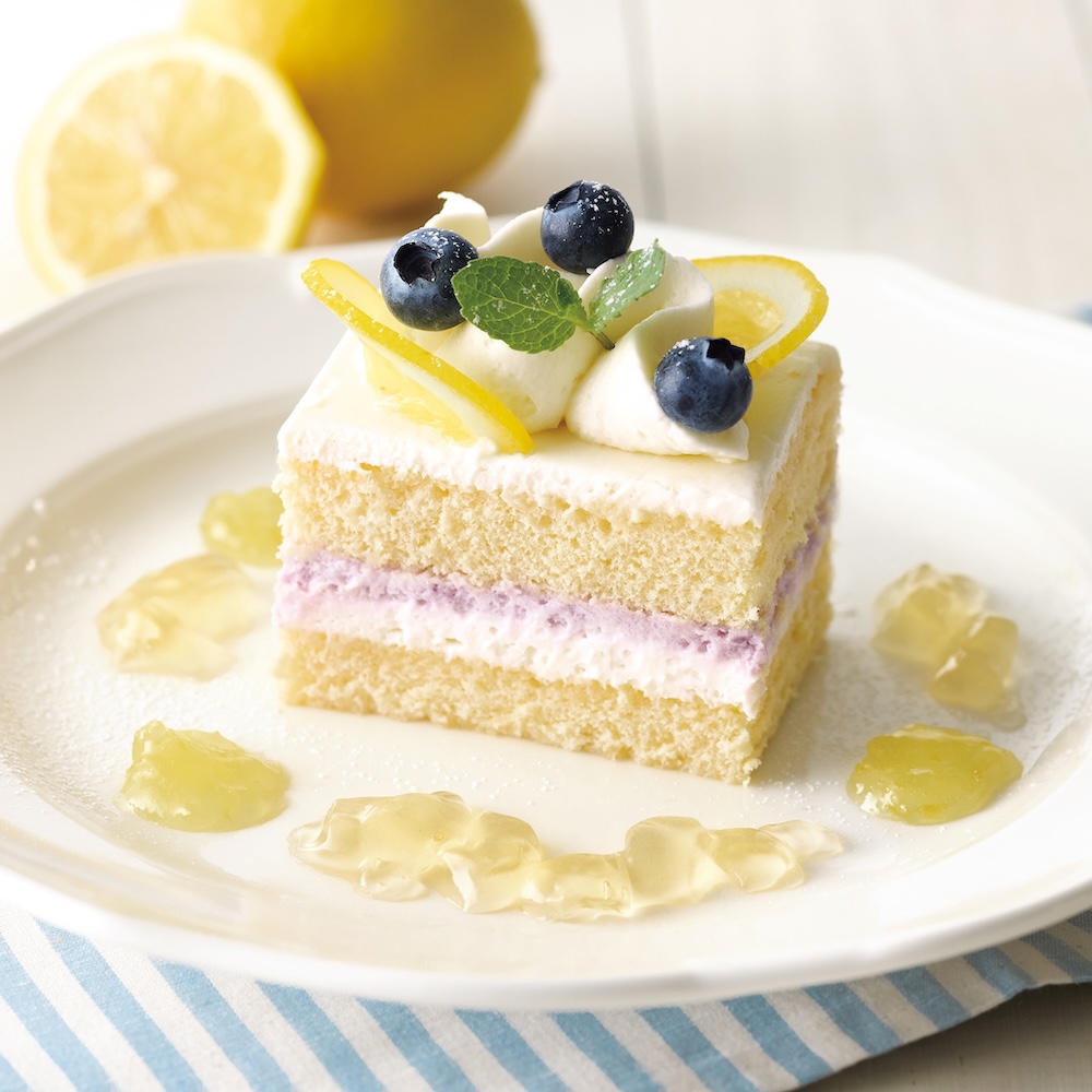 「レモンとブルーベリーのショートケーキ」税込み980円