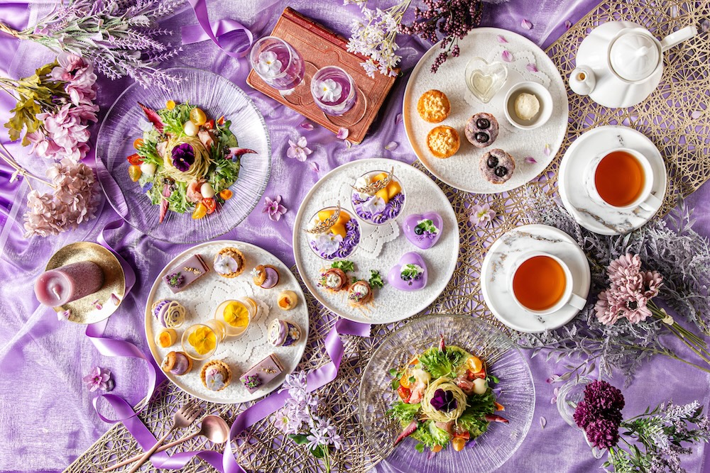 アフタヌーンティーセット「Blooming Afternoon Tea Set～Lavender Color～」イメージ
