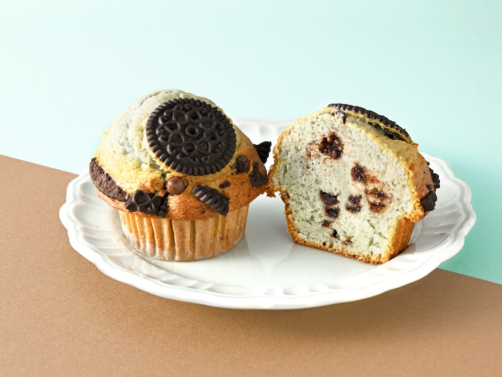 「ベーグル＆ベーグル　マイスタイルプラス」の「チョコミントマフィン」1個・税込み367円