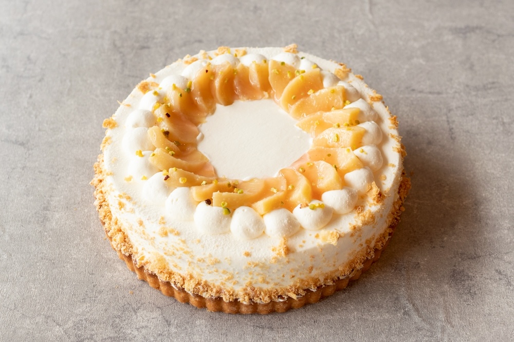 「桃のショートケーキタルト」イメージ