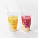 「カカオ パルプ スムージー(フリュイ ドゥ ラ パッション/フランボワーズ)」各・税込み864円