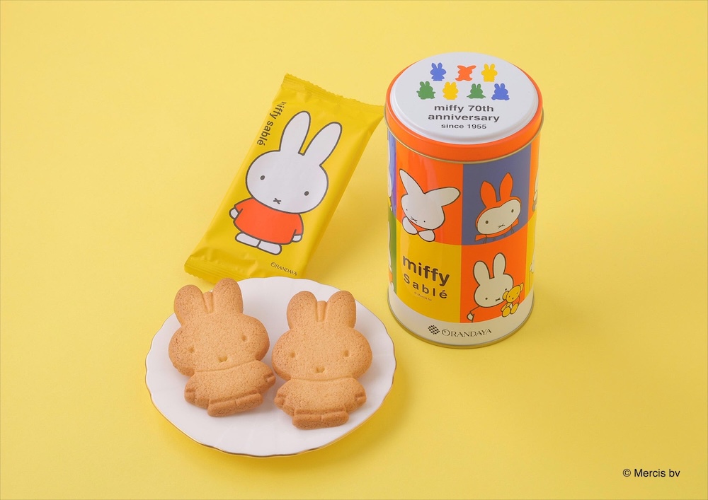 6月13日発売「ミッフィーサブレ5枚入70周年丸缶」税込み1,134円