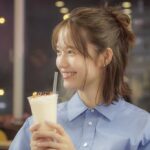 「マックカフェ『寄り道マック 仕事帰りのベリー』」篇のメイキングビジュアル