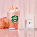 「ヘブンリー ピーチ フラペチーノ」SNSキャンペーンにて、オリジナルのピーチのフレグランスを抽選プレゼント