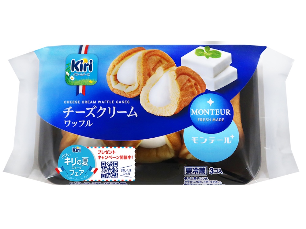 「3P チーズクリームワッフル」税込み300円（沖縄県のみ税込み378円）