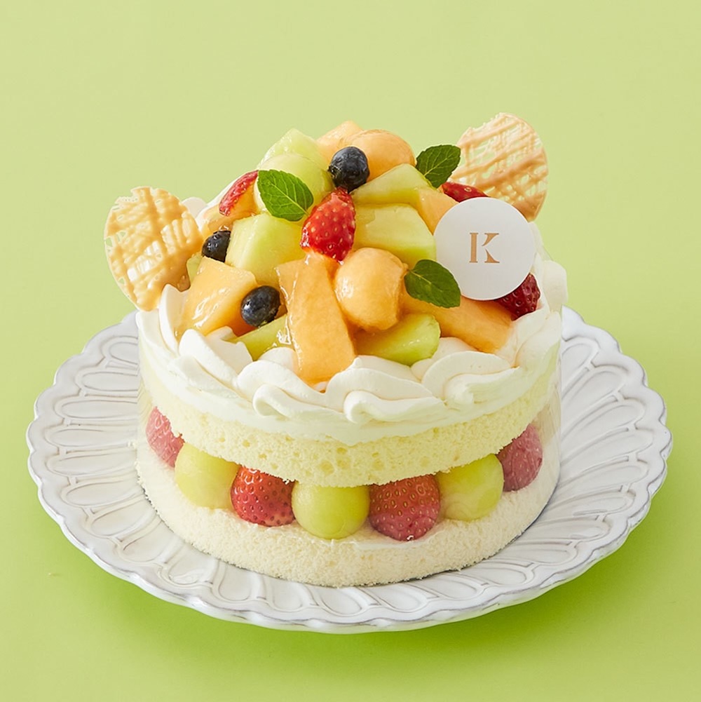 7月季節のケーキ「メロンデコレーション」イメージ