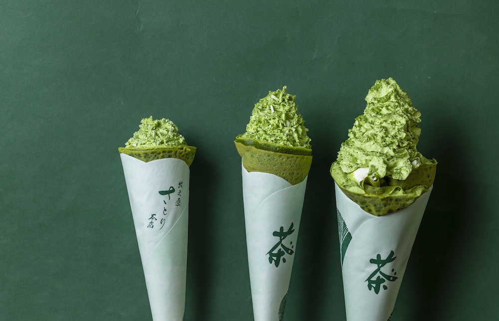 「お濃茶クレープ」税込み900円〜