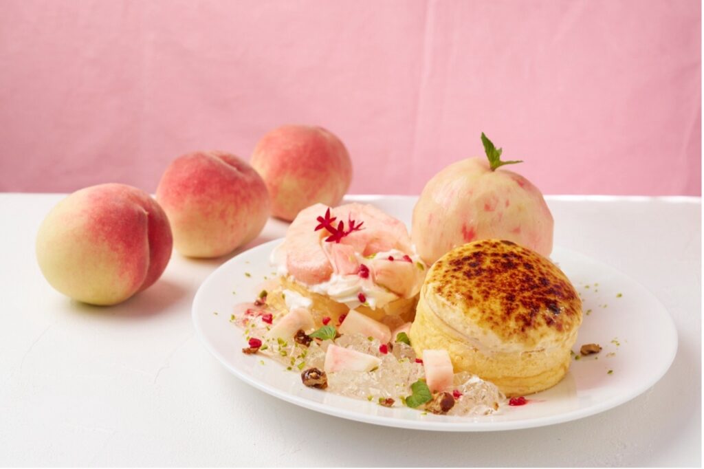 「真夏のもも雪姫パンケーキ」税込み2,750円