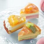 白桃使った銀座コージーコーナー限定ケーキのイメージ
