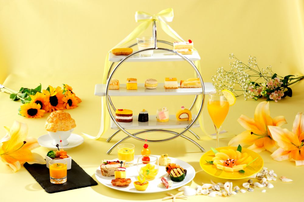 「“Jaune”et“Blanc”~涼をはこぶ、桃のアフタヌーンティー~」イメージ