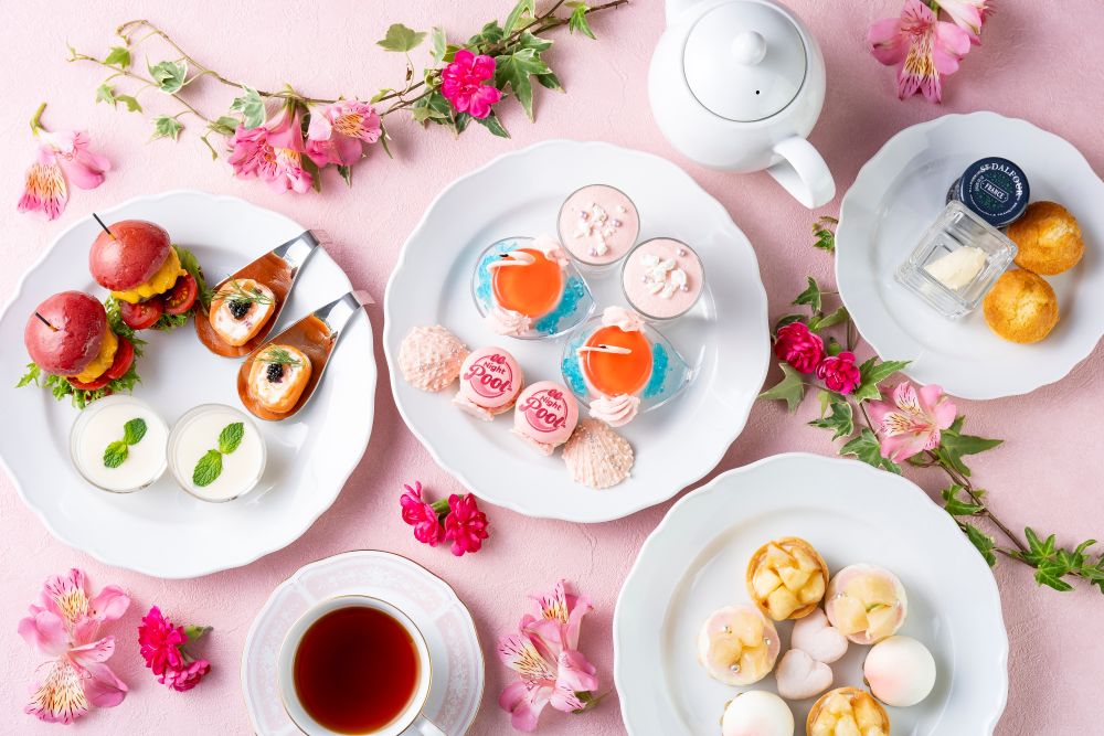 「Peach Afternoon Tea ‐Collaboration with CanCam Night Pool‐」イメージ