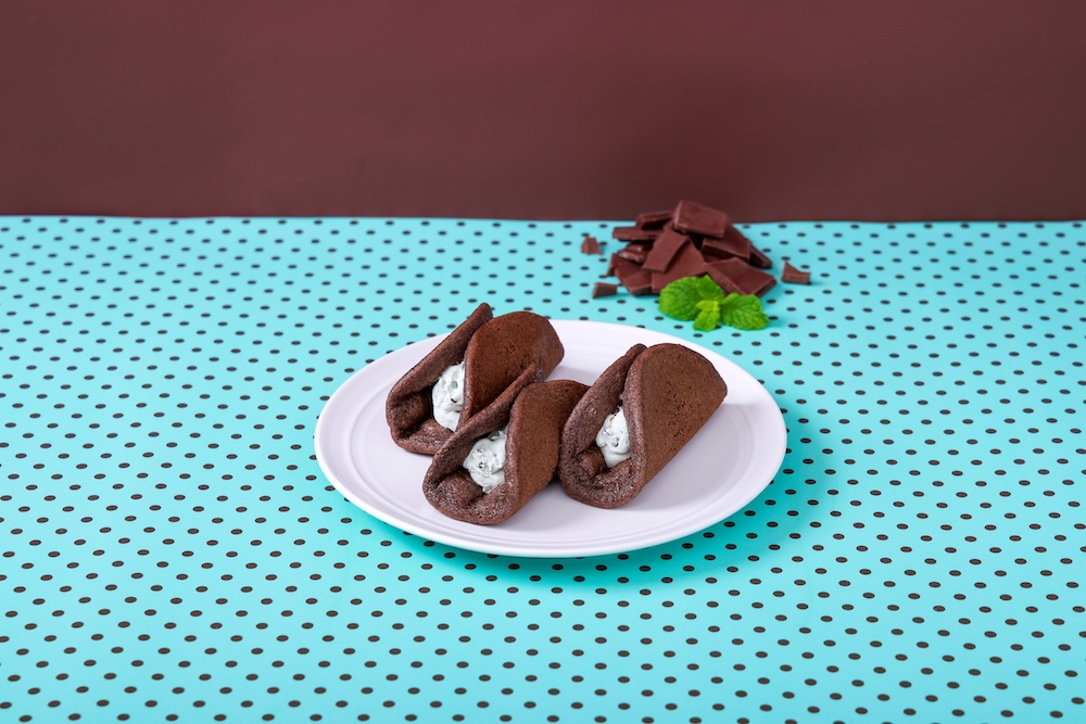 「セブンプレミアム チョコミントオムレット 3個入」イメージ