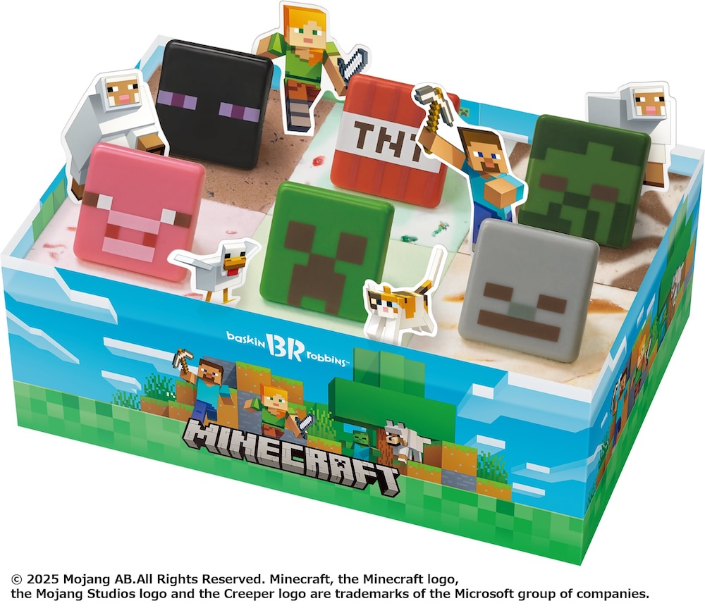 「マインクラフト アイスクリームケーキ」イメージ