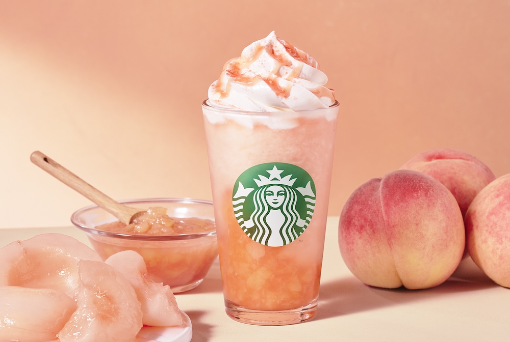 「ヘブンリー ピーチ フラペチーノ」イメージ