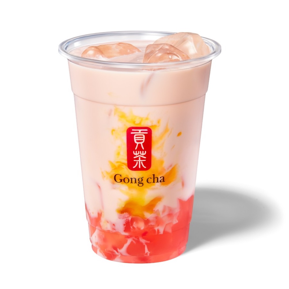 「ドリーミー ピーチ ミルクティー」Mサイズ・税込み650円