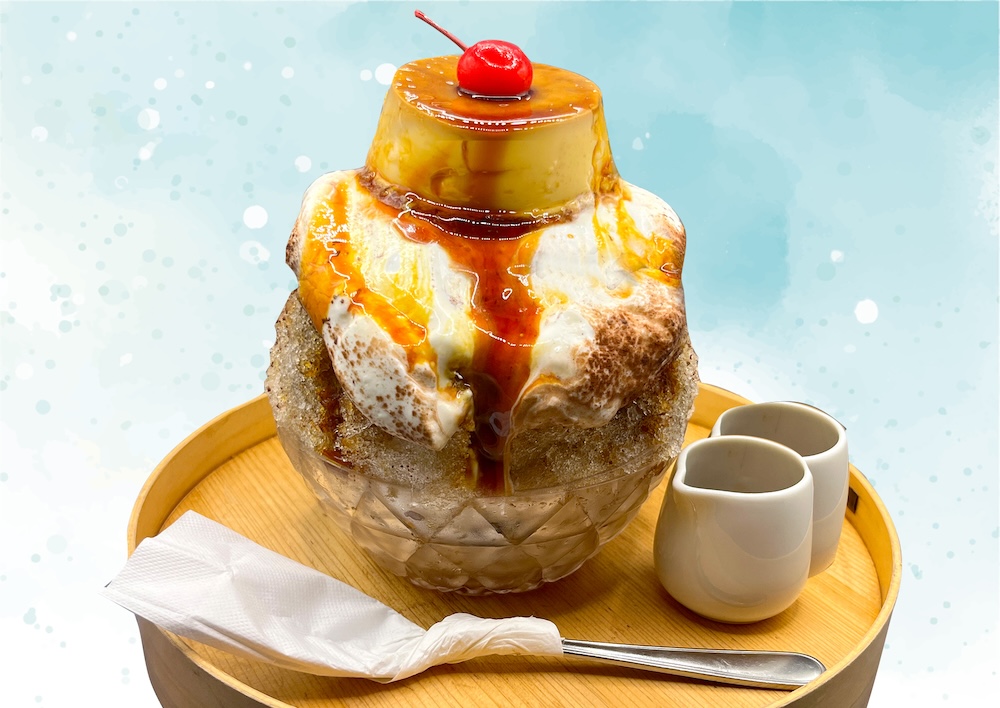 新作「レトロプリン氷」1,700円