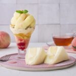 「白桃づくしのスイーツプレート（福島県伊達市のあかつき使用）」イメージ