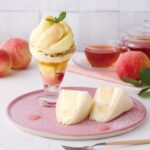 「白桃づくしのスイーツプレート（福島県伊達市のあかつき使用）」イメージ