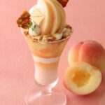 日比谷シャンティ限定「スペシャル ピーチパフェ」税込み2,750円