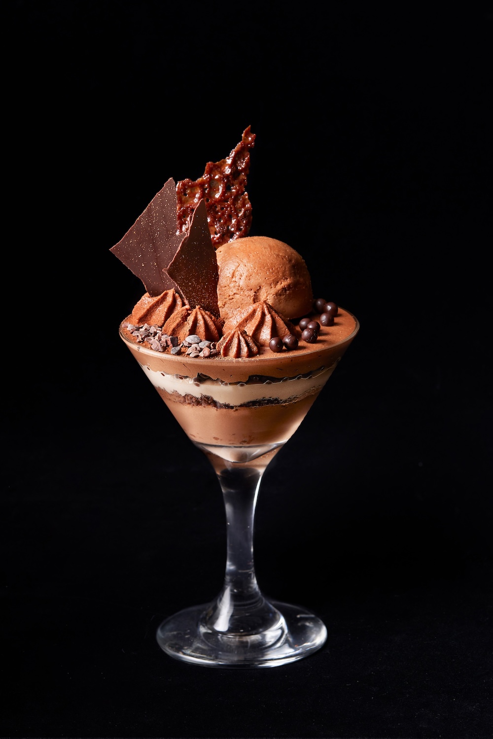 「チョコレートパフェ」税込み1,800円（サービス料含む）