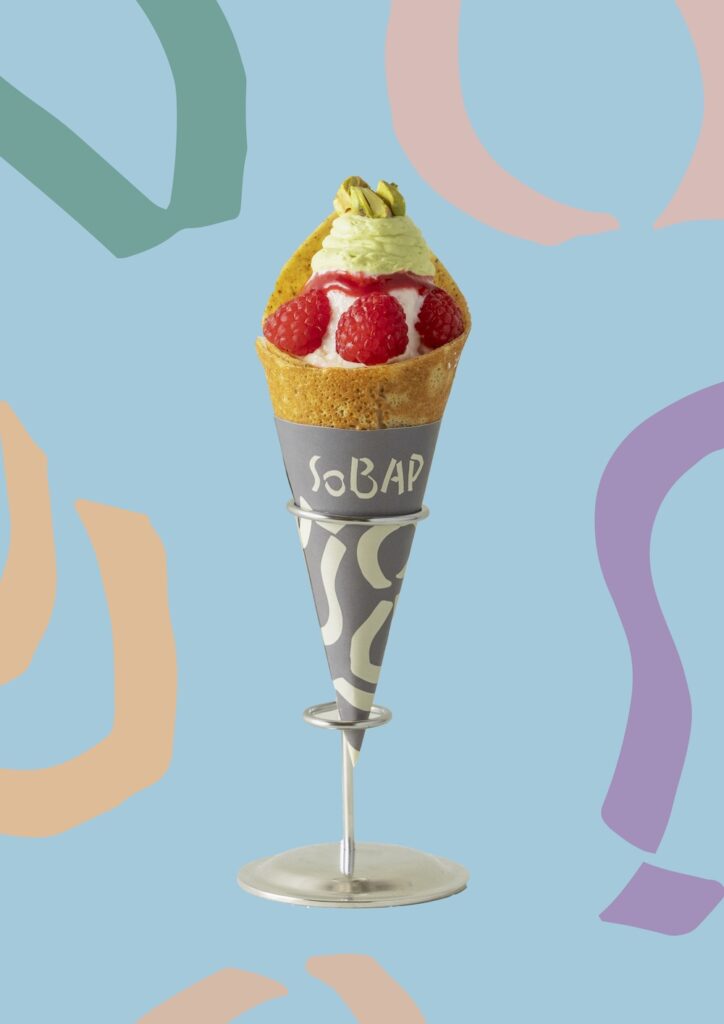 「ICE SOBAP ピスタチオ フランボワーズ&ストロベリー」イメージ