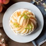 「桃と紅茶のレアチーズタルト」イメージ