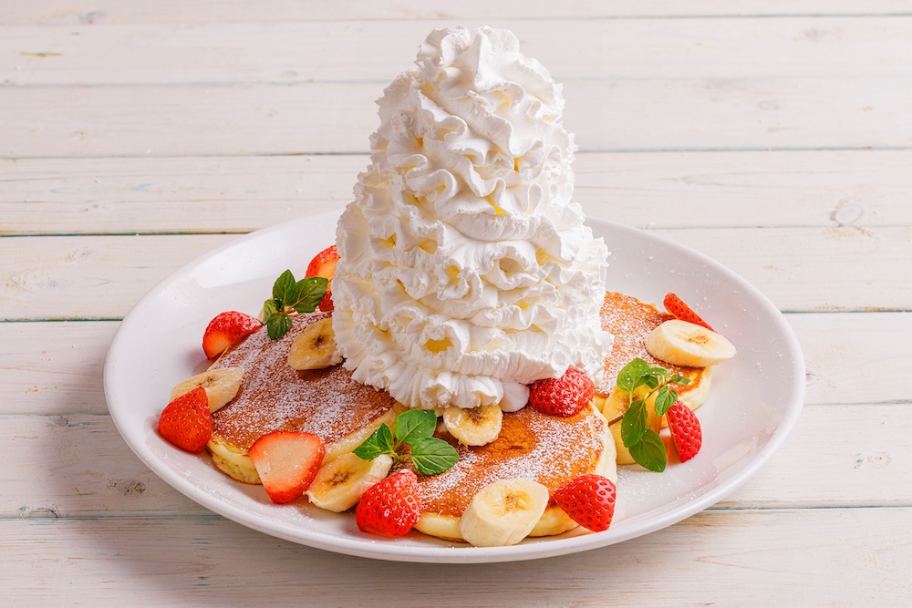 「ストロベリー&バナナホイップパンケーキ」税込み1,749円