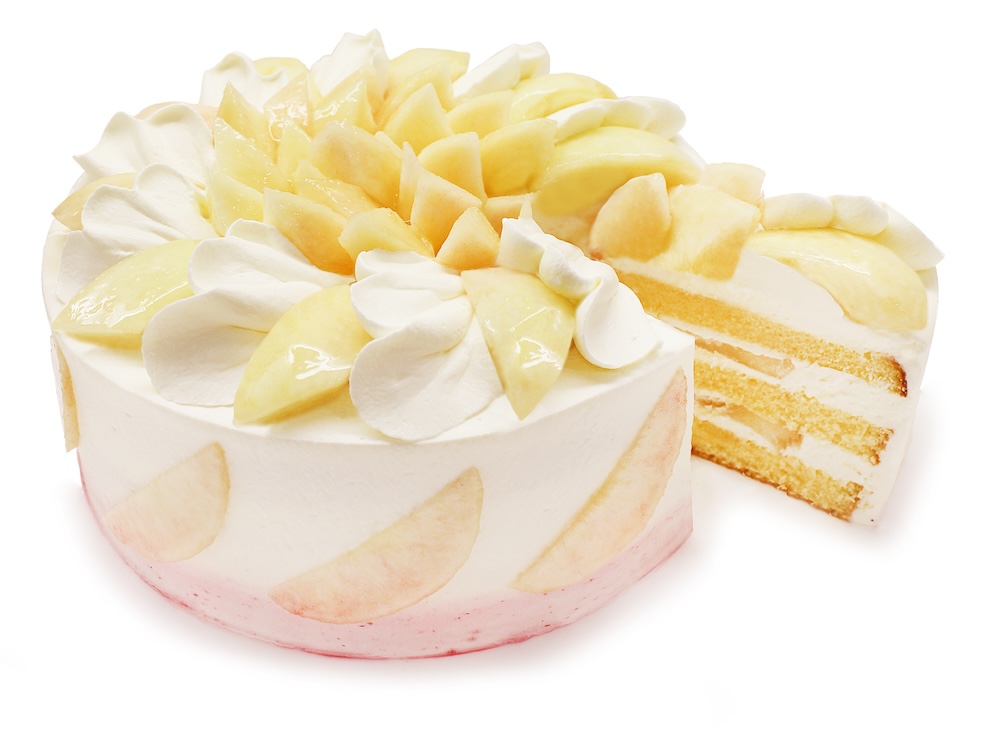 「桃のショートケーキ」イメージ