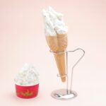 地下1階の「ダ ルチアーノ」で販売される「ピーチパイジェラート」682円