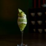【昼の部】「moco dessert」の「メロンと玄米茶のパフェ」1,850円